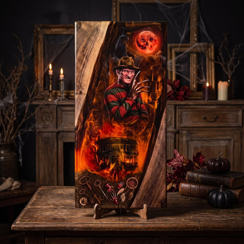 Horror resin cutting board — Design #2